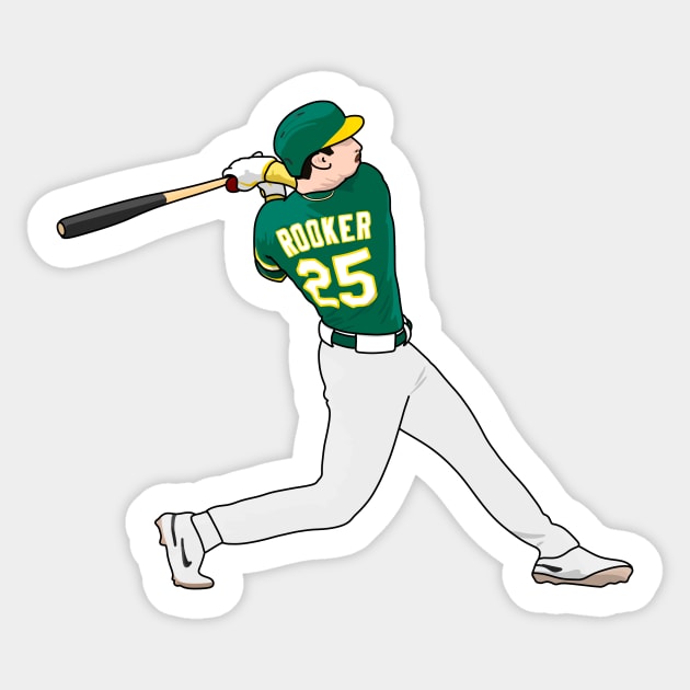 Rooker slash the ball Sticker by Rsclstar